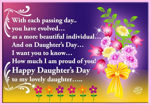 Happy Daughter’s Day