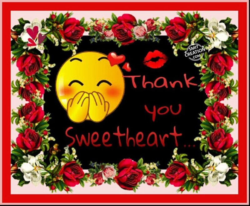 Thank You Sweetheart - SmitCreation.com