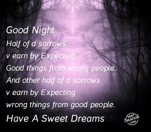 Good Night Have A Sweet Dreams