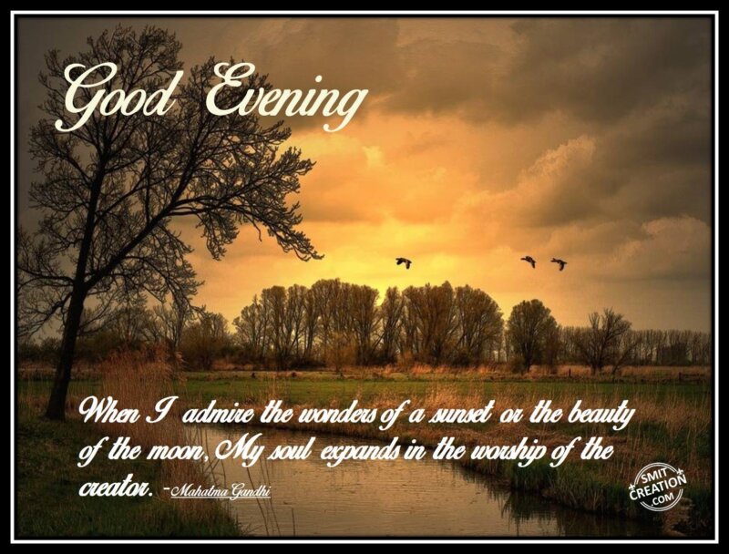 Good Evening - SmitCreation.com