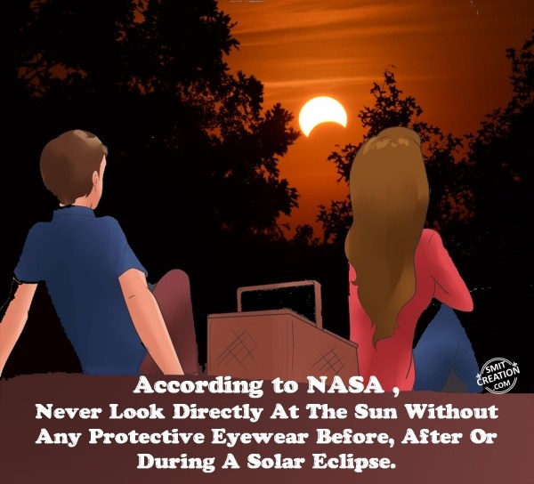 Don’ts in Solar Eclipse