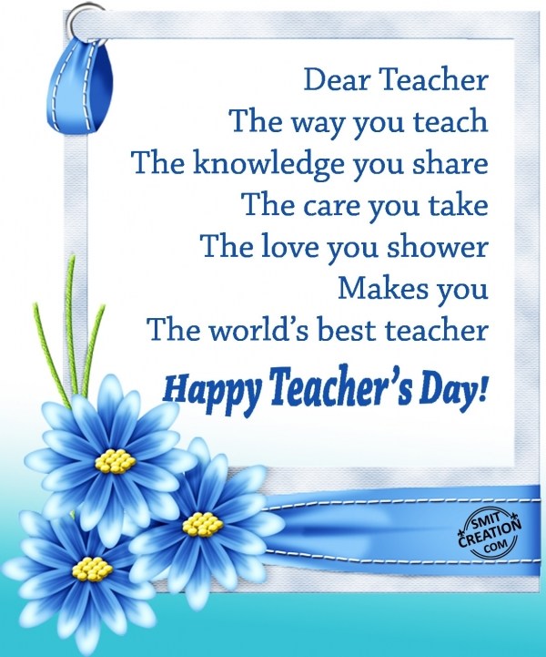 Happy Teachers Day