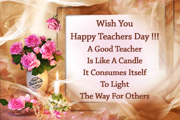 Happy Teacher's Day! 
