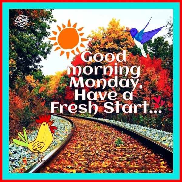 Good Morning Monday – Have A Fresh Start…