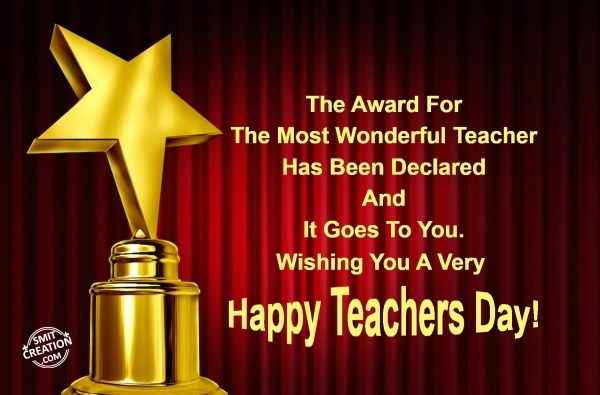 Happy Teacher’s Day!