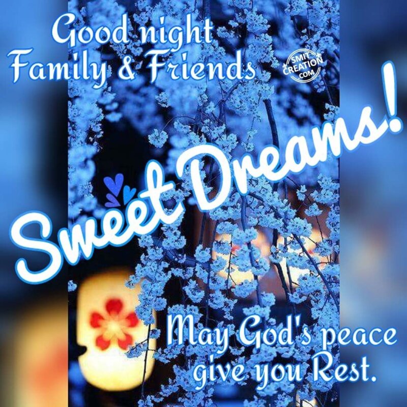 Good Night Family & Friends - SmitCreation.com