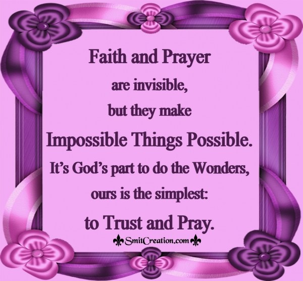 Trust and Pray