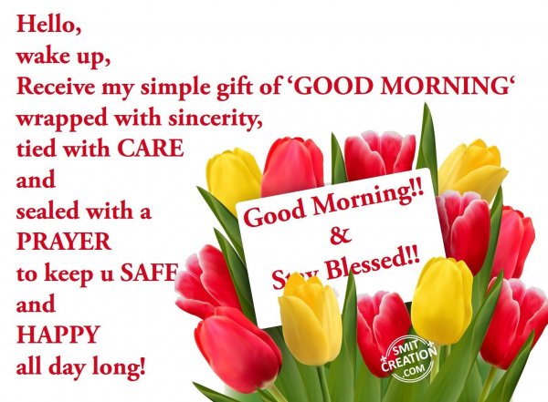 Good Morning Flowers Images With Messages