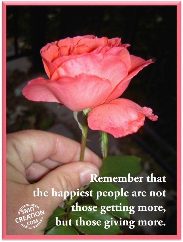 Happiest People…