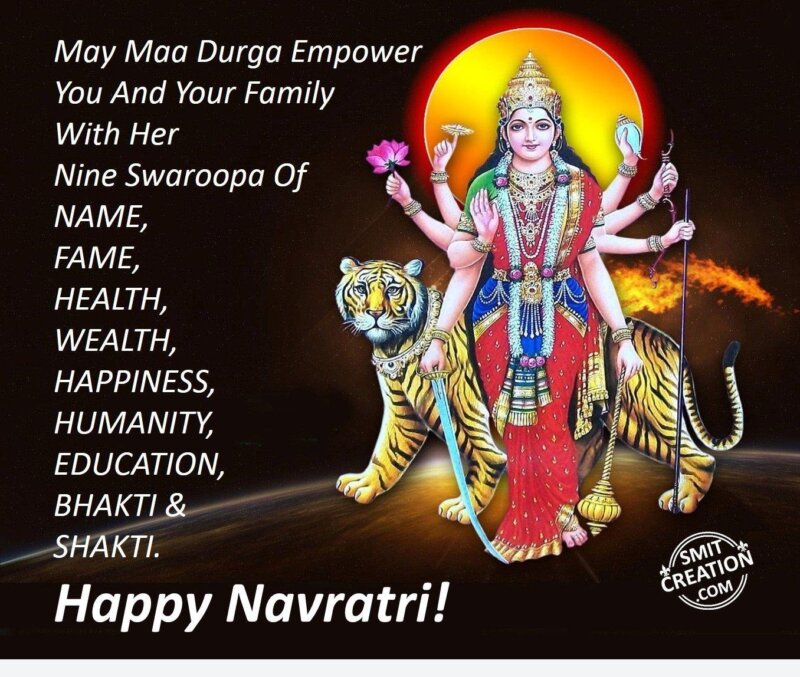 Navratri Wishes, Quotes, Messages Images