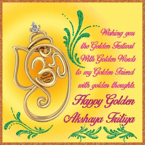 Happy Golden Akshaya Tritiya