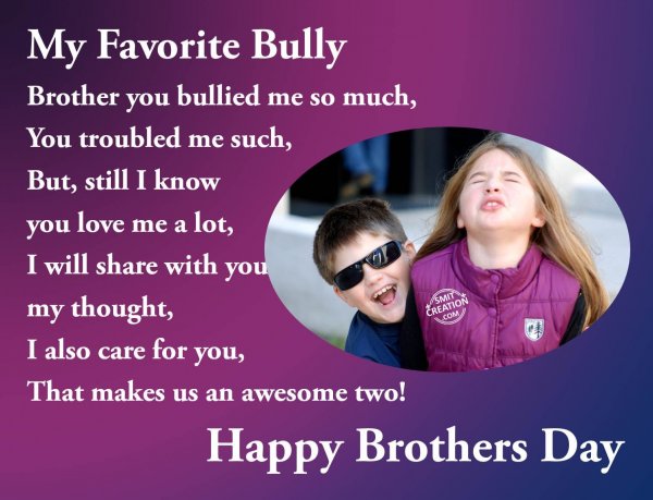 Happy Brothers Day