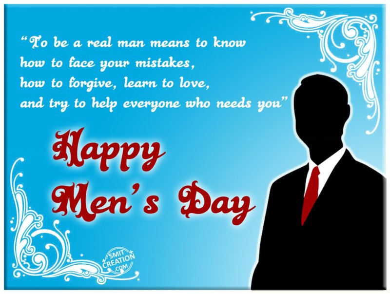 Happy Men's Day - SmitCreation.com