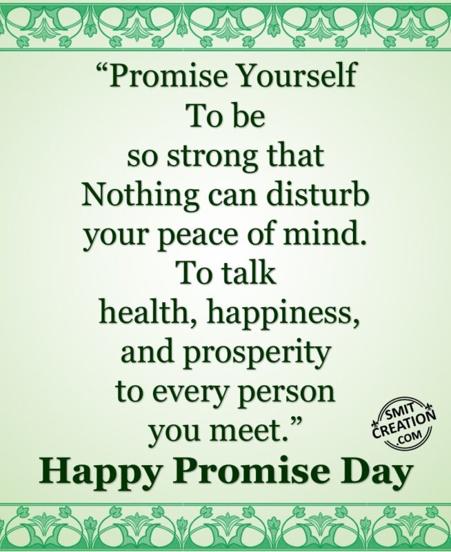 Happy Promise Day - SmitCreation.com