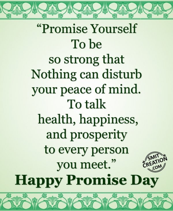 Happy Promise Day