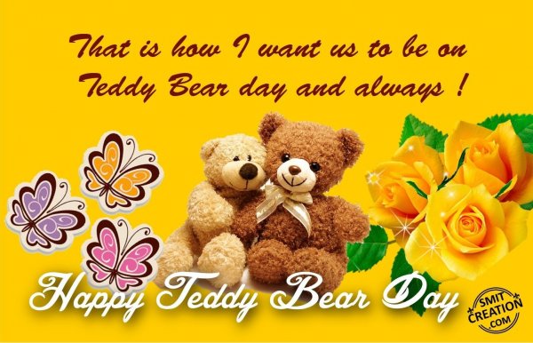 Happy Teddy Bear Day