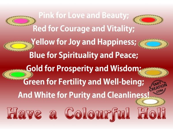 Have a Colourful Holi