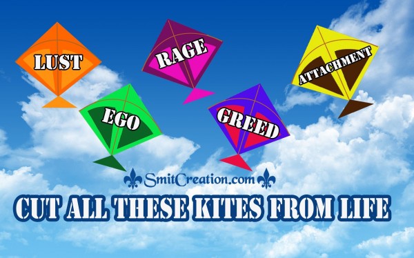 CUT ALL THESE KITES FROM LIFE