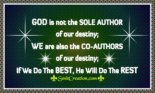 If We Do The BEST, He Will Do The REST