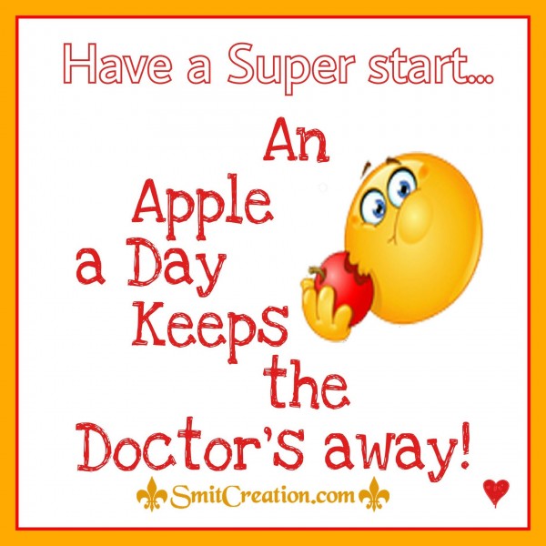 Have A Super Start…