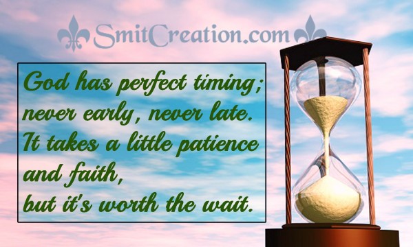 God Has Perfect Timing