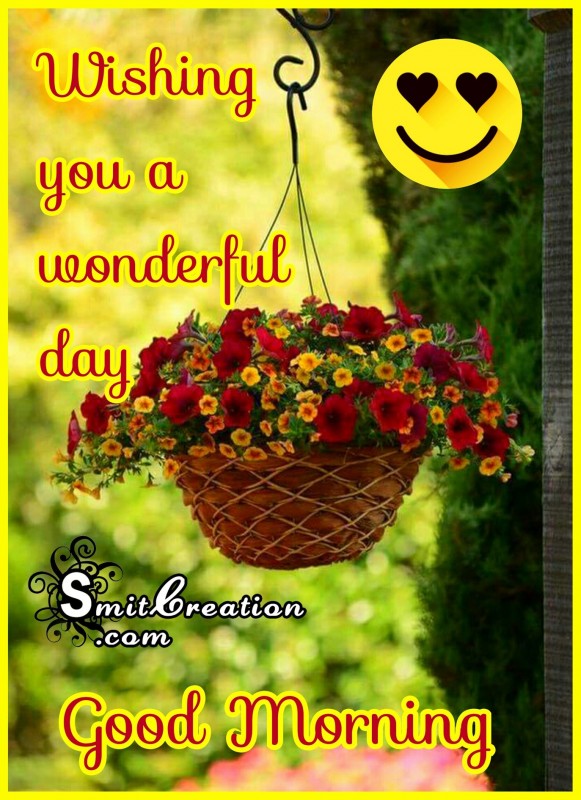 Good Morning – Wishing you a wonderful day