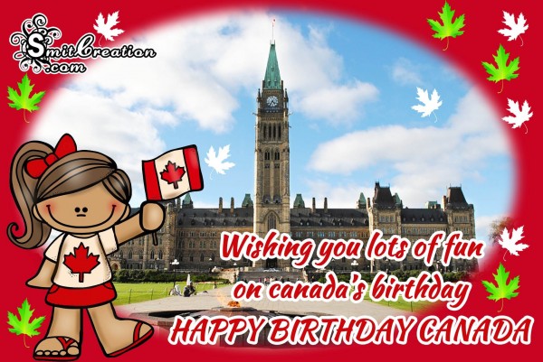 HAPPY BIRTHDAY CANADA