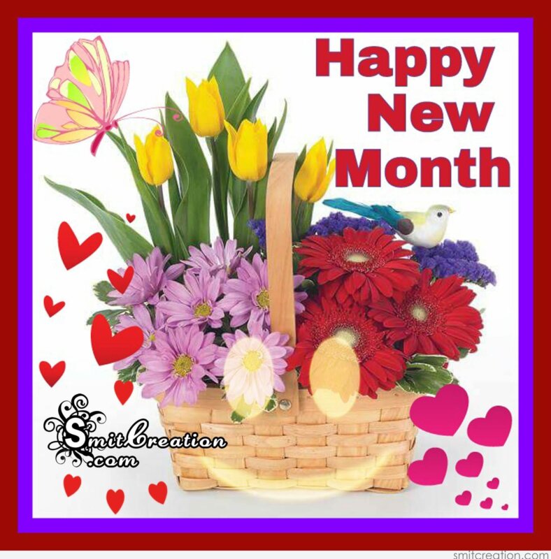 HAPPY NEW MONTH - SmitCreation.com