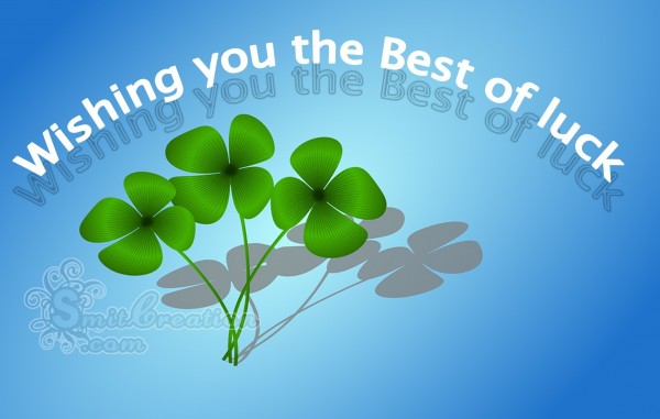 Wishing you the Best of luck