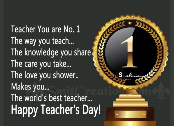 Happy Teacher’s Day!