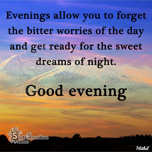 Good Evening Message