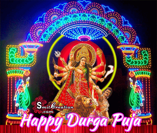 Happy Durga Puja Gif Image