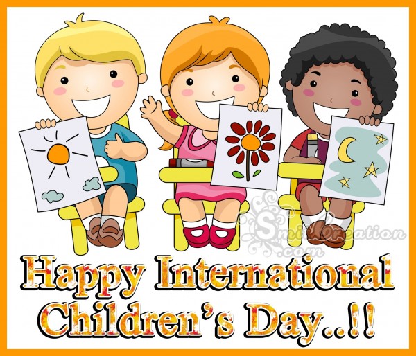 Happy International Children’s Day..!!