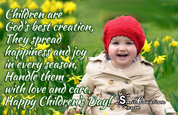 Happy Children’s Day-Children are  God’s best creation