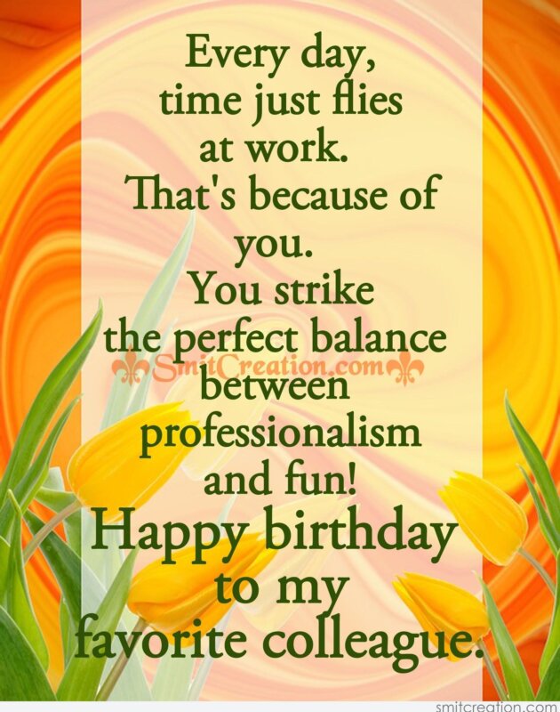 Birthday Wishes for Colleague Pictures and Graphics - SmitCreation.com