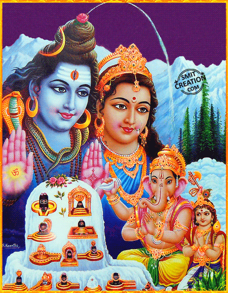 Lord Shiva Family Images 