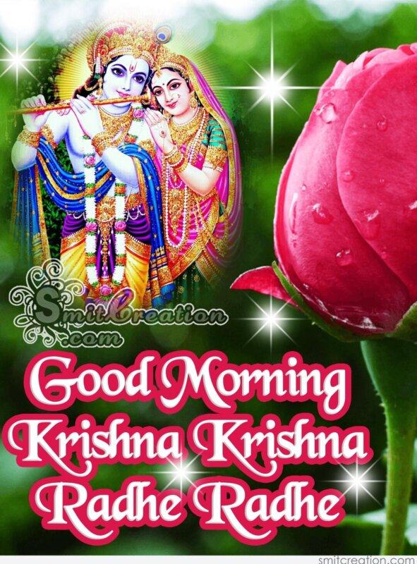 Good Morning Krishna Krishna Radhe Radhe