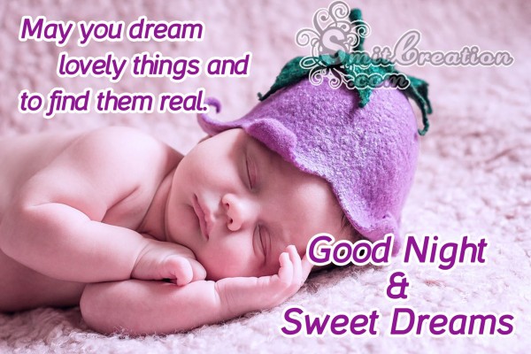 Good Night Sweet Dreams Baby Image