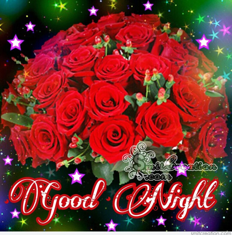 Animacia very beautiful photo beautiful good Night & Flowers Rose & Sweet sister