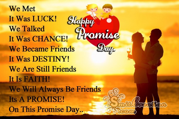 Happy Promise Day – We Will Always Be Friends