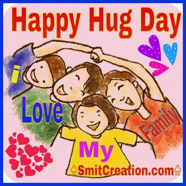Happy Hug Day To All - SmitCreation.com