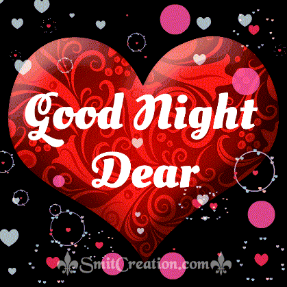 Good Night Dear Animated Gif Image