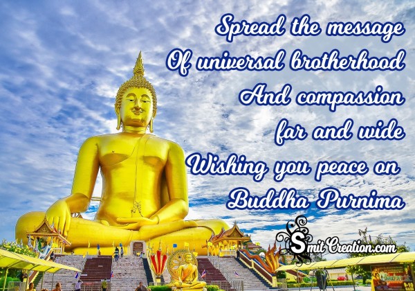 Wishing you peace on Buddha Purnima