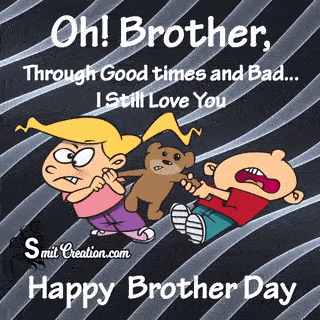Happy Brother Day Animated Gif Image