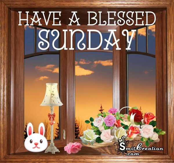 HAVE A BLESSED SUNDAY
