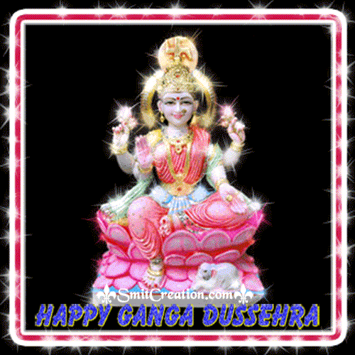 Happy Ganga Dussehra Animated Gif Image