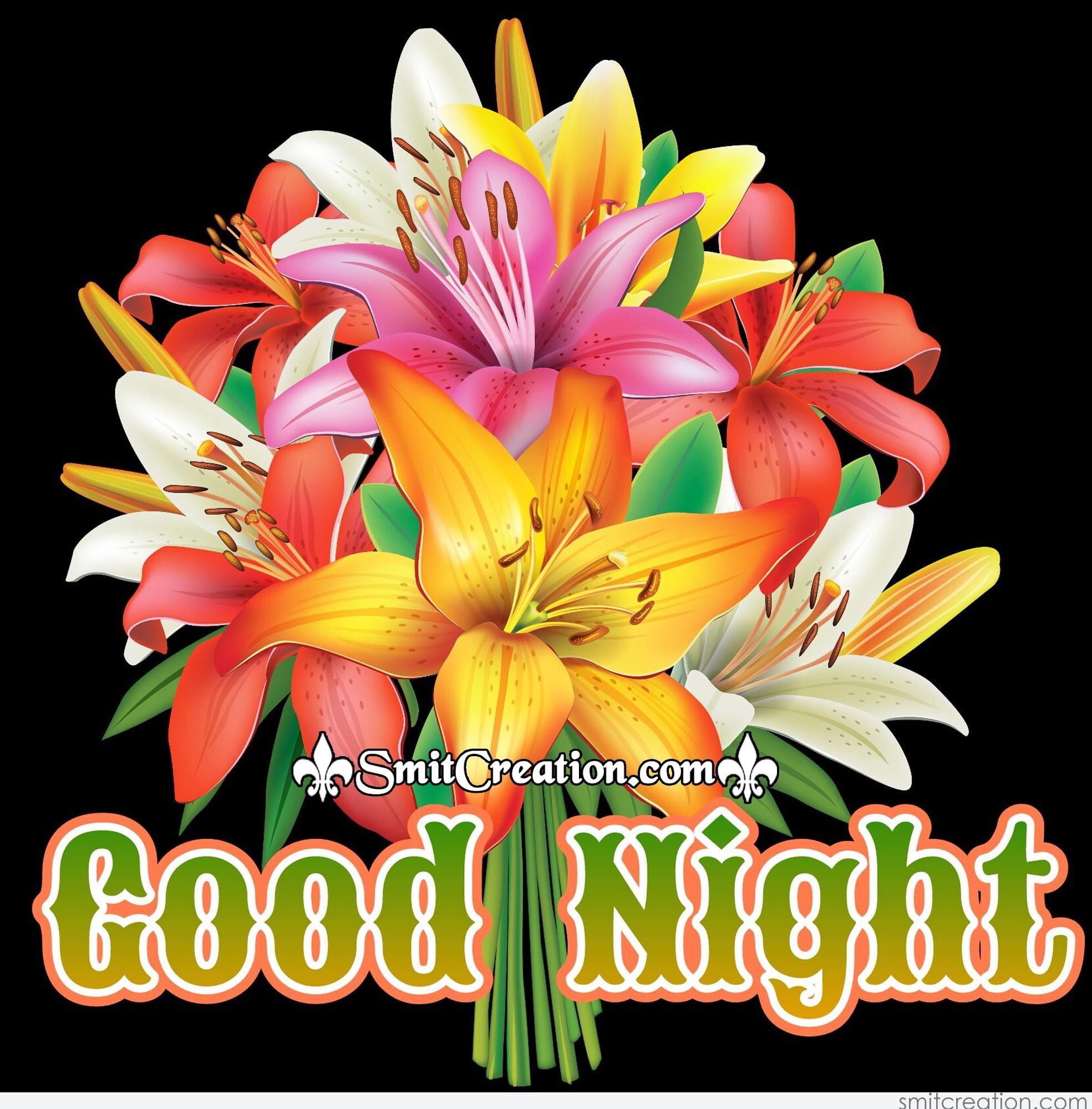 Good Night Flower Pictures and Graphics - SmitCreation.com - Page 2