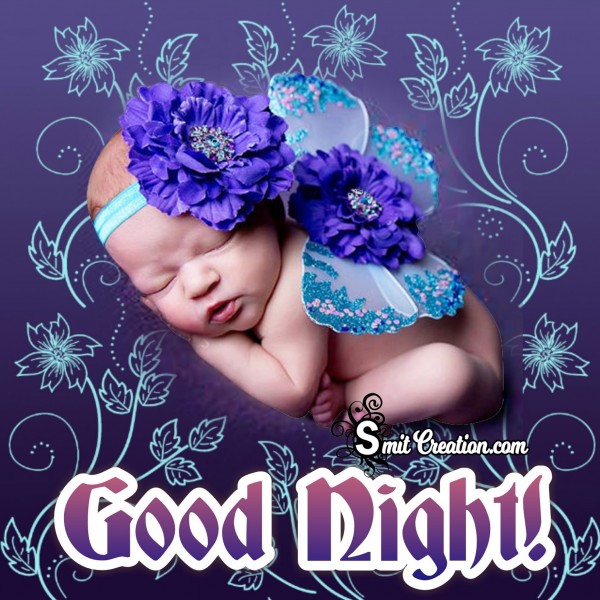 Good Night Beautiful Baby Image