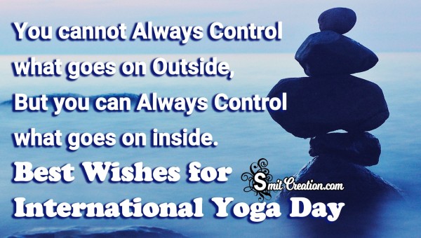 Best Wishes for International Yoga Day