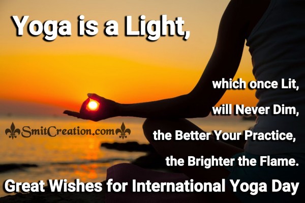 Great Wishes for International Yoga Day